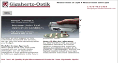 Desktop Screenshot of light-measurement.com